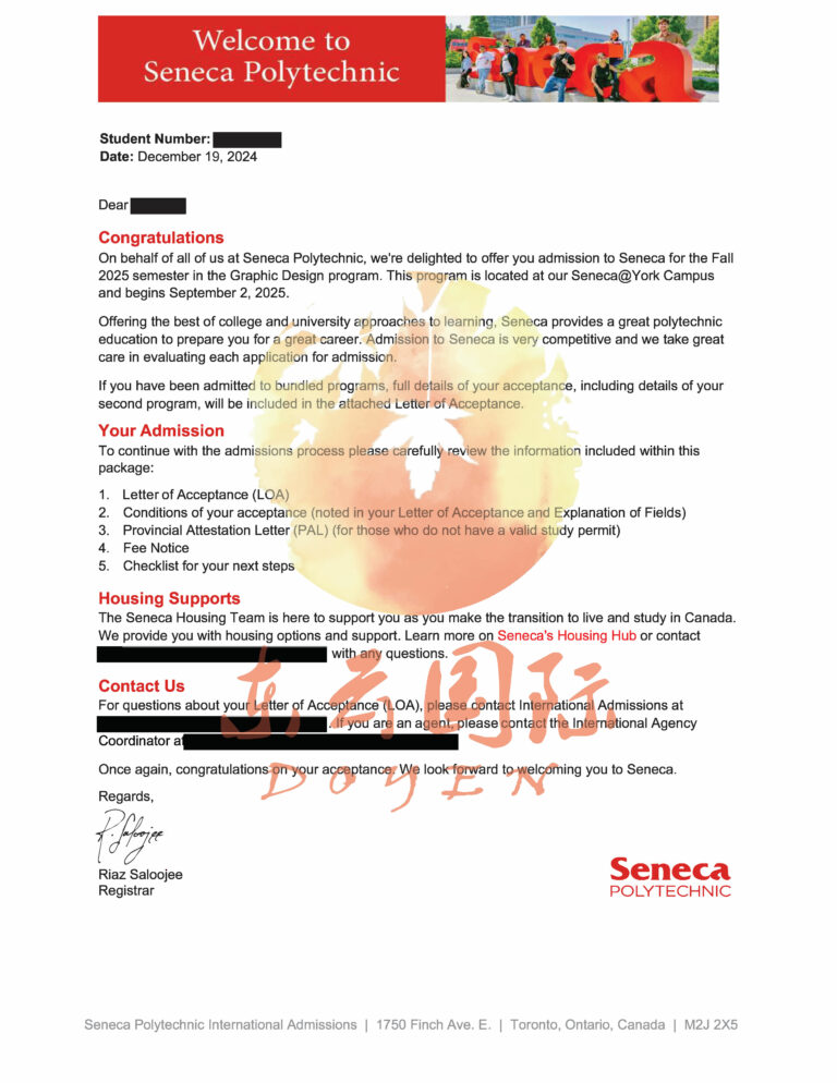 Seneca College - Building Systems Engineering Technician Dip- 25 Win_Redacted